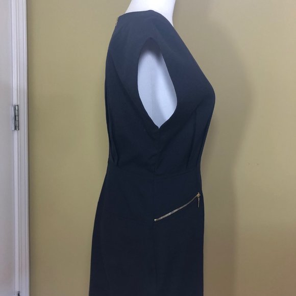 Ark & Co. Black midi dress LBD - Picture 6 of 8